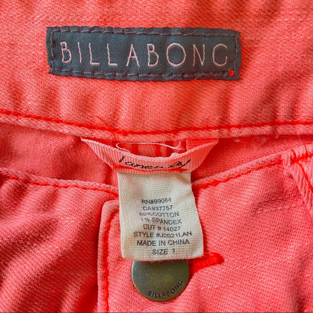 BILLABONG CUTOFF SHORTS - Picture 4 of 5